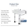 Space-Saving Wall-Mounted Folding Shower Chair for Elderly & Pregnant Women