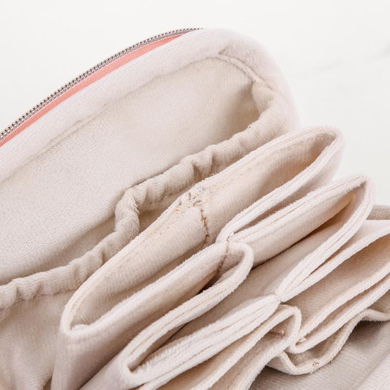 Portable Cross-Border Chinese Style Jewelry Storage Bag for Travel: Ring, Pendant, Bracelet Organizer