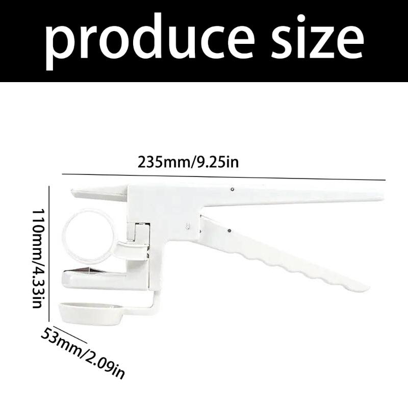 Food Grade Eggs Breaker Handheld Cracker with Ergonomic Handle for Kitchen UseDishwasher Safe Easy Cleaning Separator