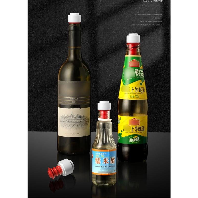 Wine Saver Pump Set Vacuum Pump Wine Bottle Stopper Wine Preserver Vacuum Saver Pump Wine Stoppers Party Bar Accessories
