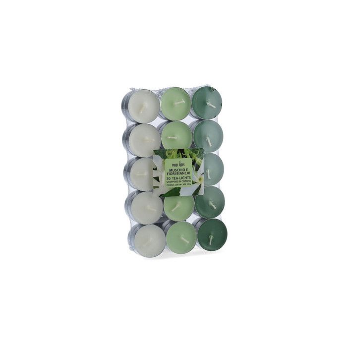 Bougies Parfumées Musk-fleurs Blanches 30 Uni. Magic Light