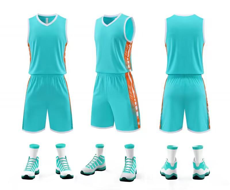 Conjunto de Uniforme de Basquete Masculino para Competição Universitária - Uniforme de Treino Esportivo de Verão