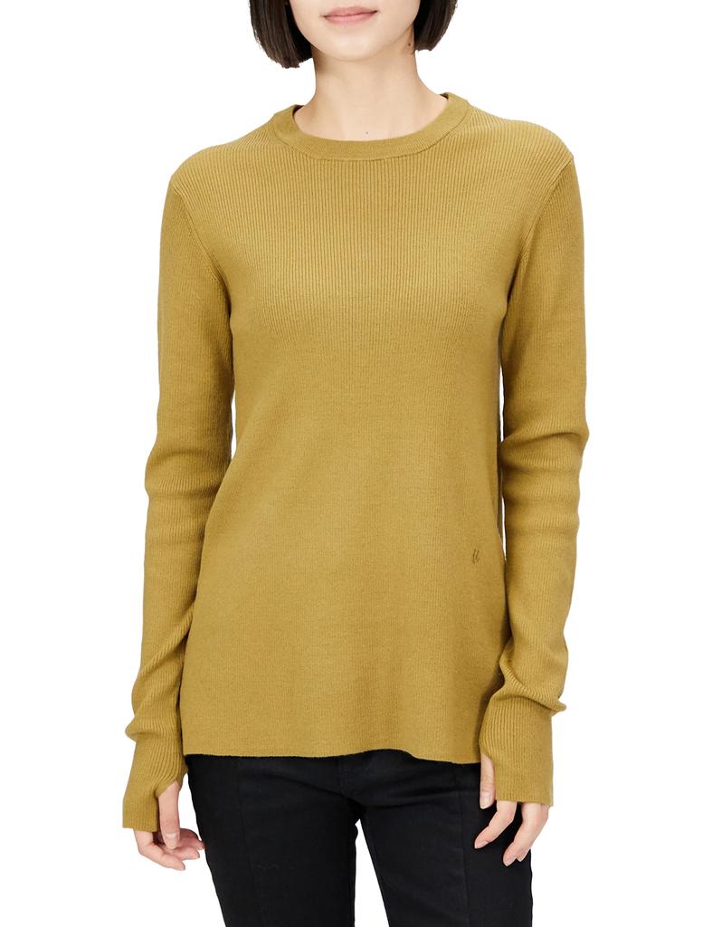 Mila Owen Crew Neck Rib Knit 09WNT224136 CML 1 Women's