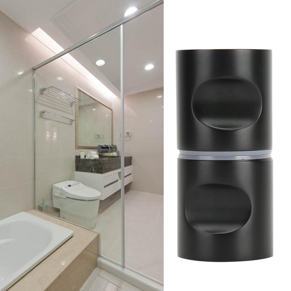 Stainless Steel Glass Door Handle Single Hole Door Pull for Shower Room Cabinet Furniture Aceesories