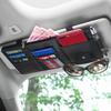Auto Sonnenblende Schirm Stifthalter Visitenkartenhalter Organizer Aufbewahrungsbox Sonnenbrillenclip Verstauen Aufräumen Autozubehör