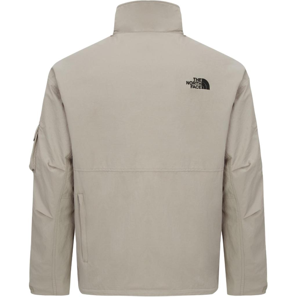 The North Face Solid Color Loose Fit Long Sleeve Jacket Men jackets Light-Brown NJ3BR04C