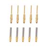 5/10Pcs 0460-202-2031 Gold Plated Stainless Steel Male/Female Pin 6-20Awg For Deutsch Dt Series Crimp Solid Terminal