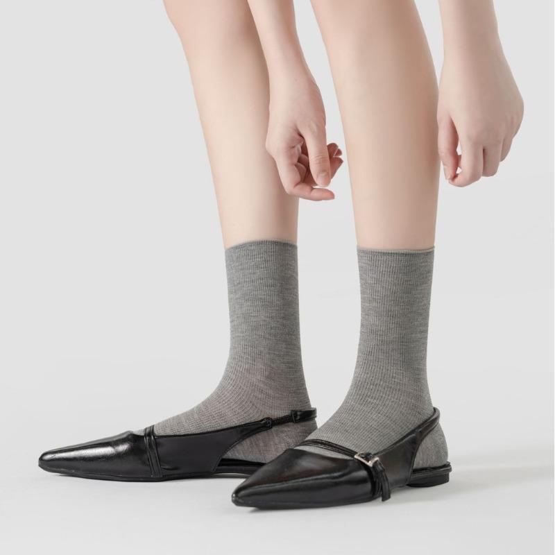 Women's Summer Ultra Thin Mesh Cool Breathable Air Conditioning Stack Socks