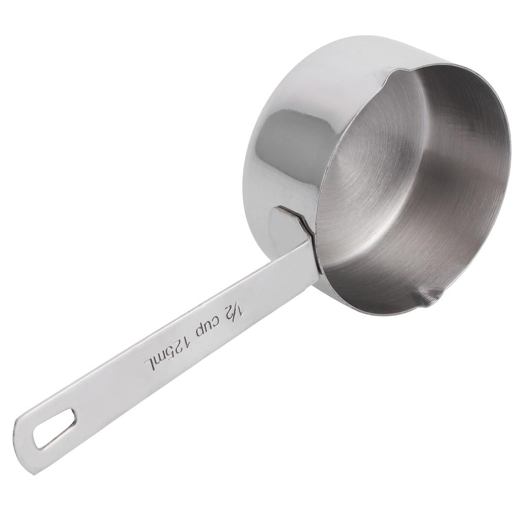 Baking Measuring Spoon 304 Stainless Steel Measuring Cup Scoop with Scales Kitchen