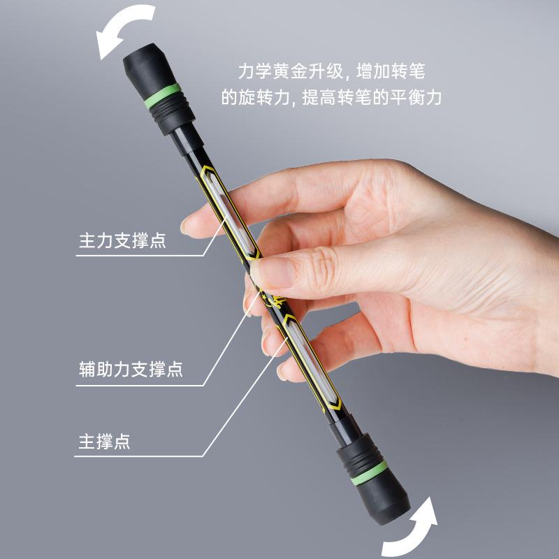 Lustiger drehender Stift für Erwachsene Antistress drehender Stift Spielzeug für Schüler Kinder Drehspiel Hand Spinner Stift Stressabbau Geschenke