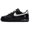 Air Force 1 Galaxy Time Abrasion Resistant Low Top Skateboard Shoes Unisex Black Silver CW2288-001(Team1515-)
