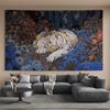 Tiger Jungle Wall Tapestry Aesthetic Animal Wall Hanging for Bedroom Living Room Dorm Boho Nature Home Decor