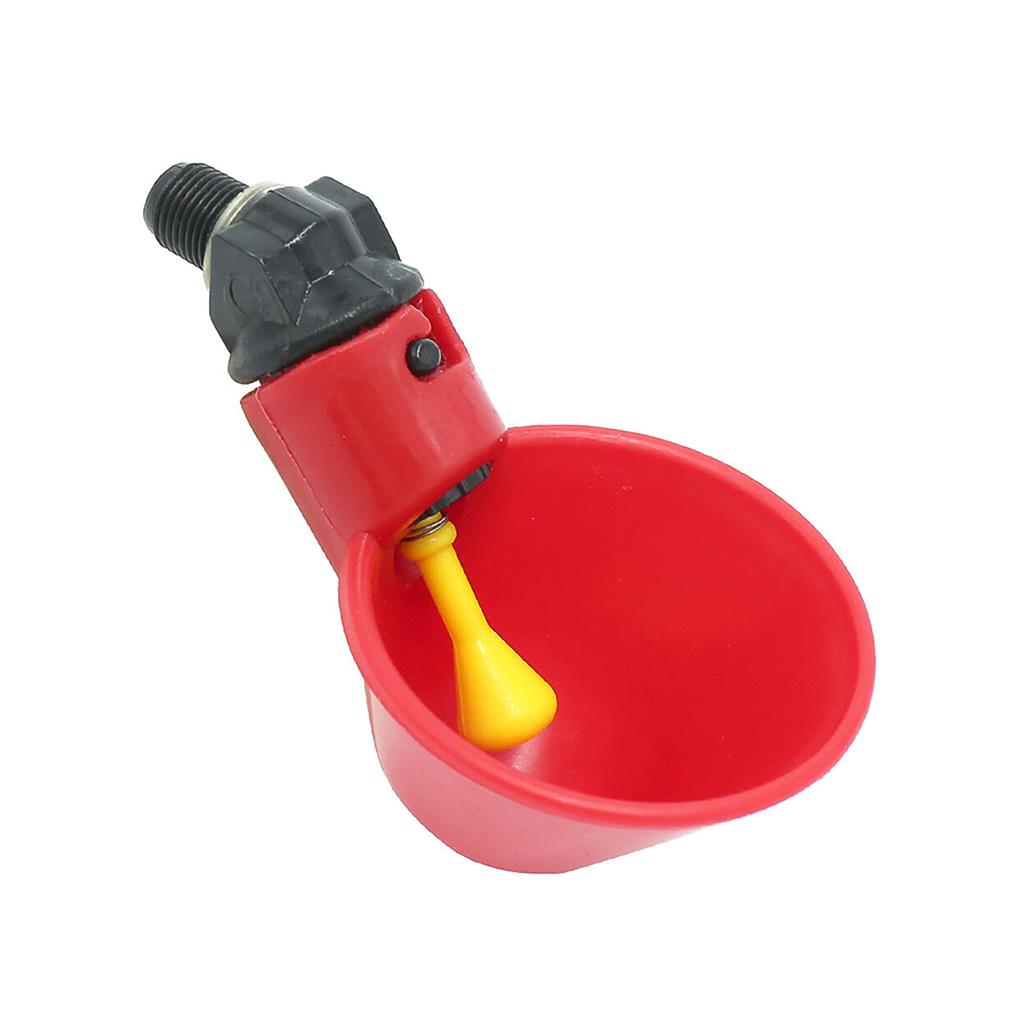 12 Pieces Drinking Bowl Poultry Drinker Ple Operation Watering Feeder
