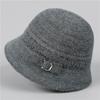 Hat autumn and winter basin hat old lady cold hat piled thick warm knitted hat