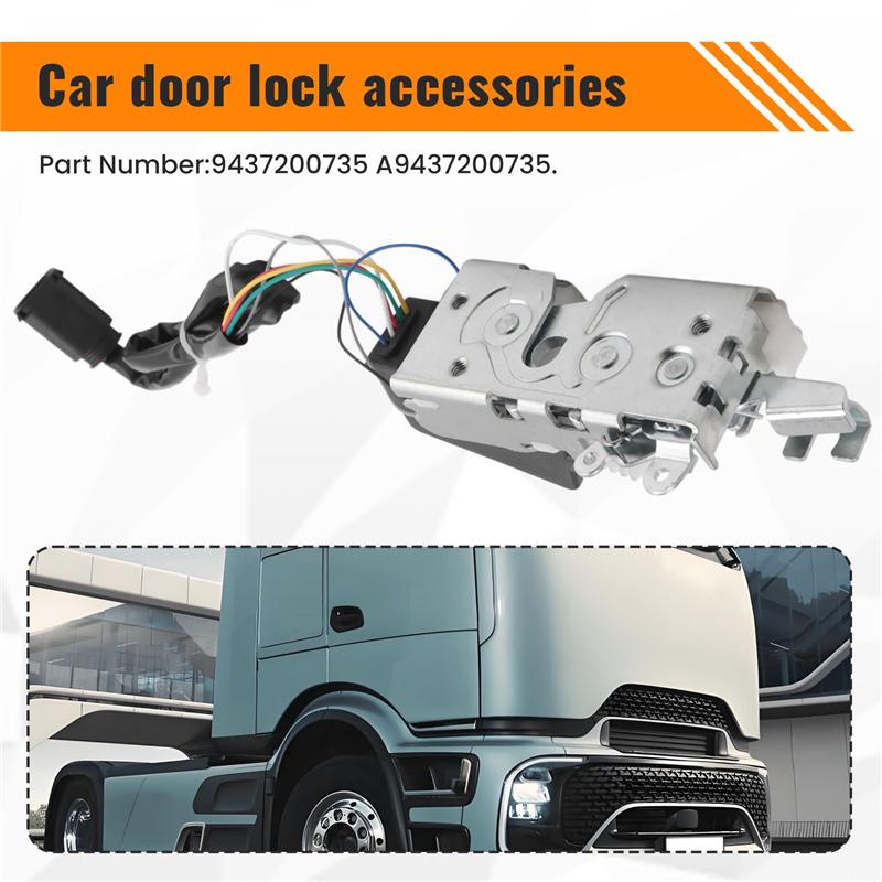 A58X-Car Door Lock Assembly Truck Right Central Door Lock 9437200735 A9437200735 For  Actros Atego Axor