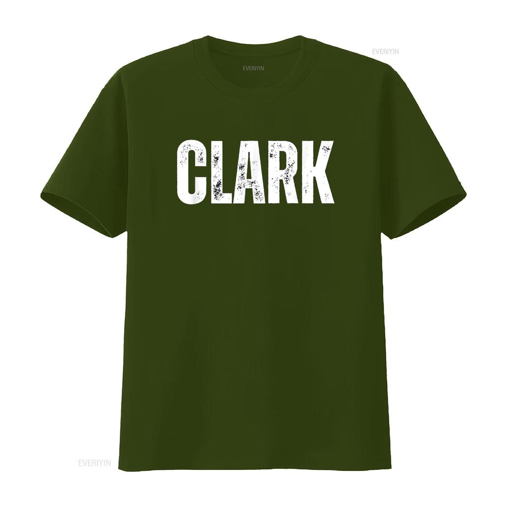 Clark T Shirt vintage Washed Breathable Casual Versatile Stretched designer clothes Comfortable fashion Soft homme Unisex