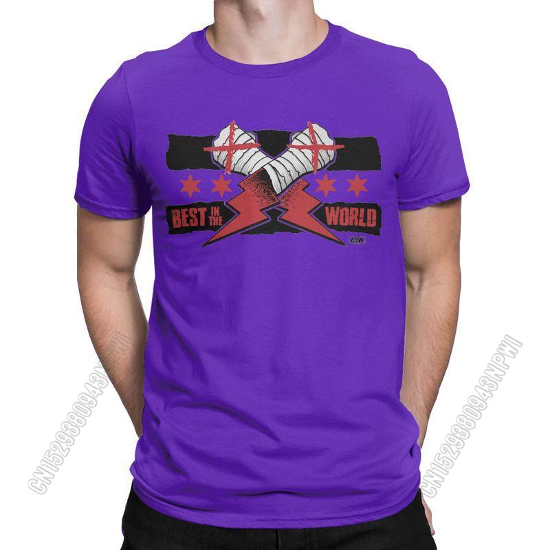 Unisexs Cm Punk Aew Best In The World T Shirt Cotton Clothing Vintage Stylish Chic Crewneck Tee Shirt Gift Tshirts