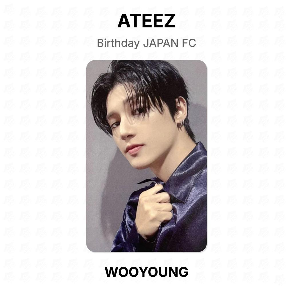 ATEEZ Birthday JAPAN FC Official Photocard