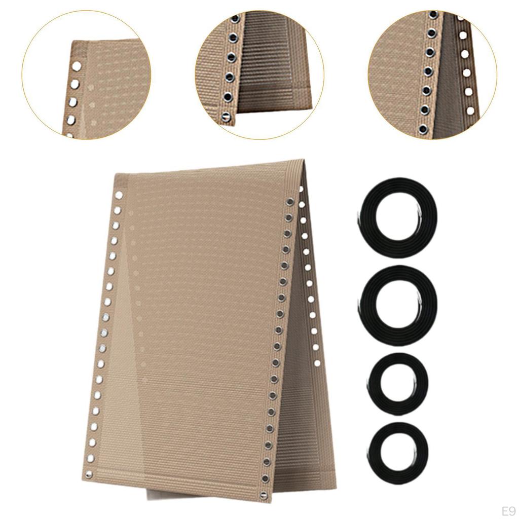 Stuhl-Ersatz-Stoff-Kordel-Set, klappbar, für Liege, Couch, Lounge, Reparatur