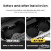 Carbon Fiber Car Anti-slip Water Cup Pad Anti-noise Coaster Mat For BMW F30 F32 F36 G20 G23 Serie F20 F26 X1 X3 X4 X5 X7 E87 G30 A3Y4