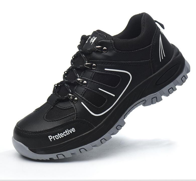 

Модные рабочие ботинки мужские плюшевые теплые рабочие защитные ботинки неразрушимые защитные ботинки мужские зимние антипирсинговые стальные носки H680 46 чёрный