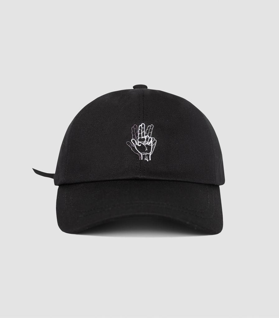 VIBRATE Mini Classic Hand Logo Ball Cap (Black)
