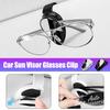 Car Sun Visor Glasses Holder Sunglasses Storage Eyeglasses Clip For MINI Cooper Countryman Clubman R55 R56 R60 F55 Stickers