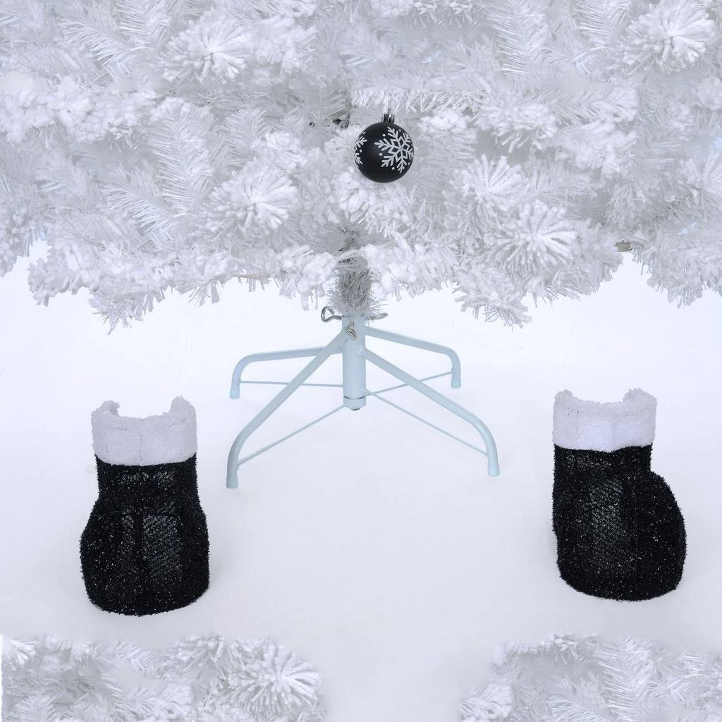 2025 Neu Weißer Weihnachtsschneemann Weihnachtsbaum Schaufenster Szene Dekoration Weihnachten Schneemann Weißer Weihnachtsbaum