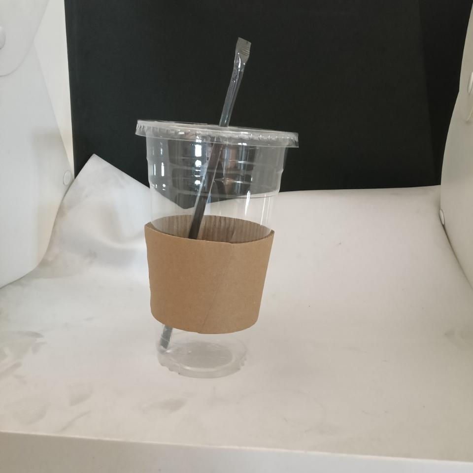 20 Sets 16/20/24OZ Clear Plastic Cups with Lids Straws Sleeve for Cold Drinks Juice Smoothie Coffee Huge Disposable Cups 1L