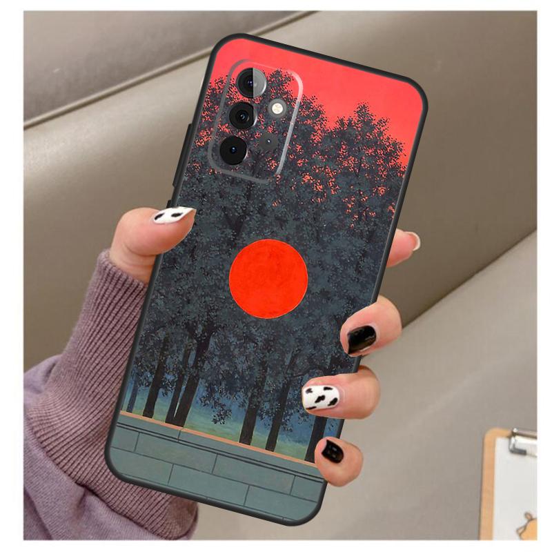 Rene Magritte Art Case For Samsung Galaxy A56 A16 A26 A36 A06 A52 A53 A33 A13 A34 A54 A14 A15 A35 A55 A22 A32