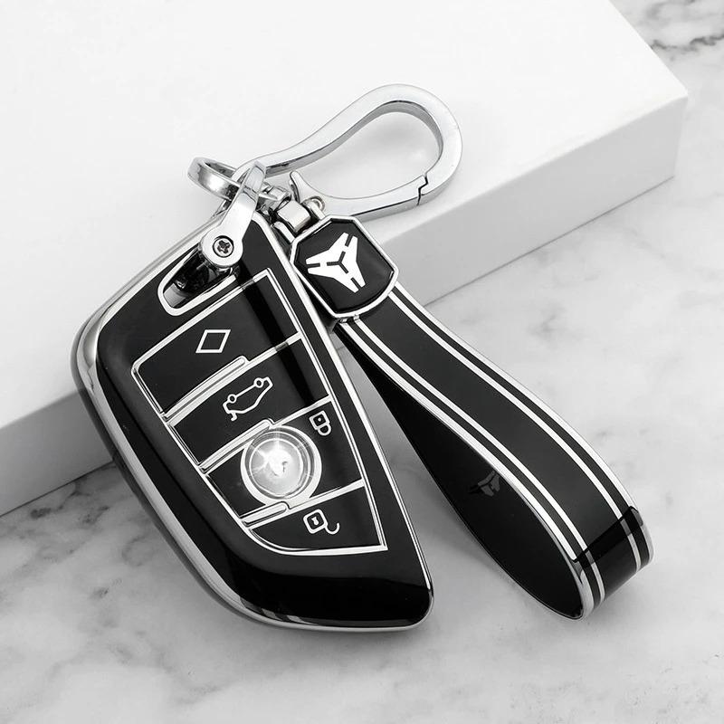 Car Remote Key Case Cover for BMW F30 F10 F20 F18 F25 M3 M4 E34 E36 1 3 5 7 Series X1 X3 X4 X5 TPU Shell Accessories