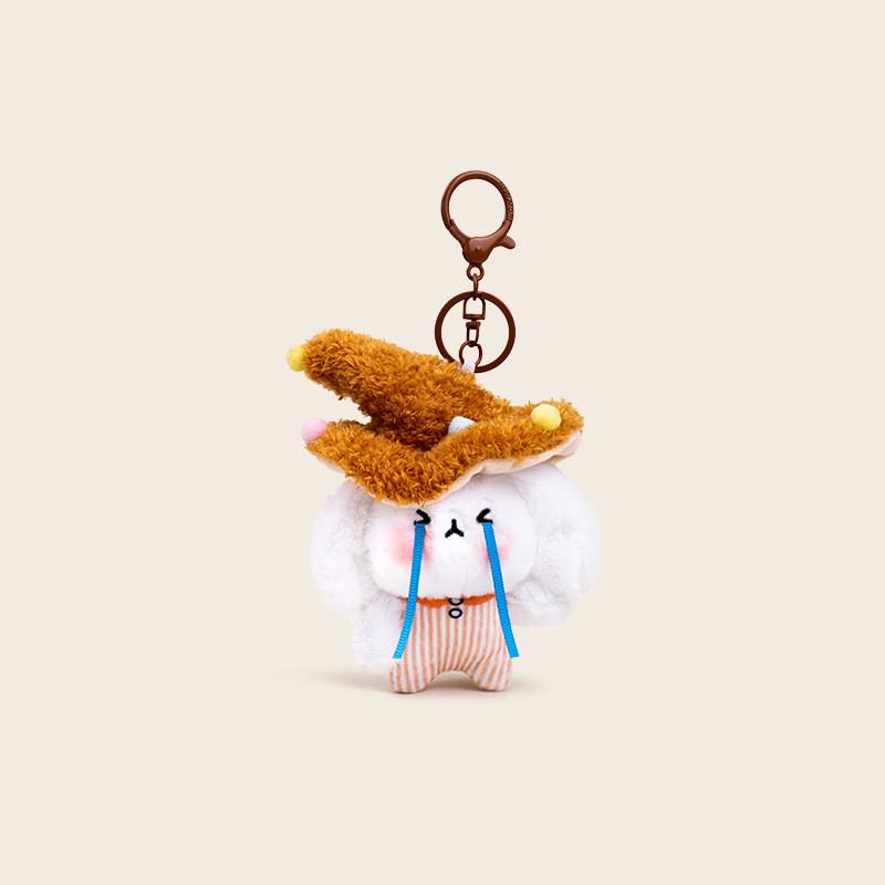 Cartoon Bunfungus Keychain Cute Plush Pendant Fun Backpack Pendant Doll Girl