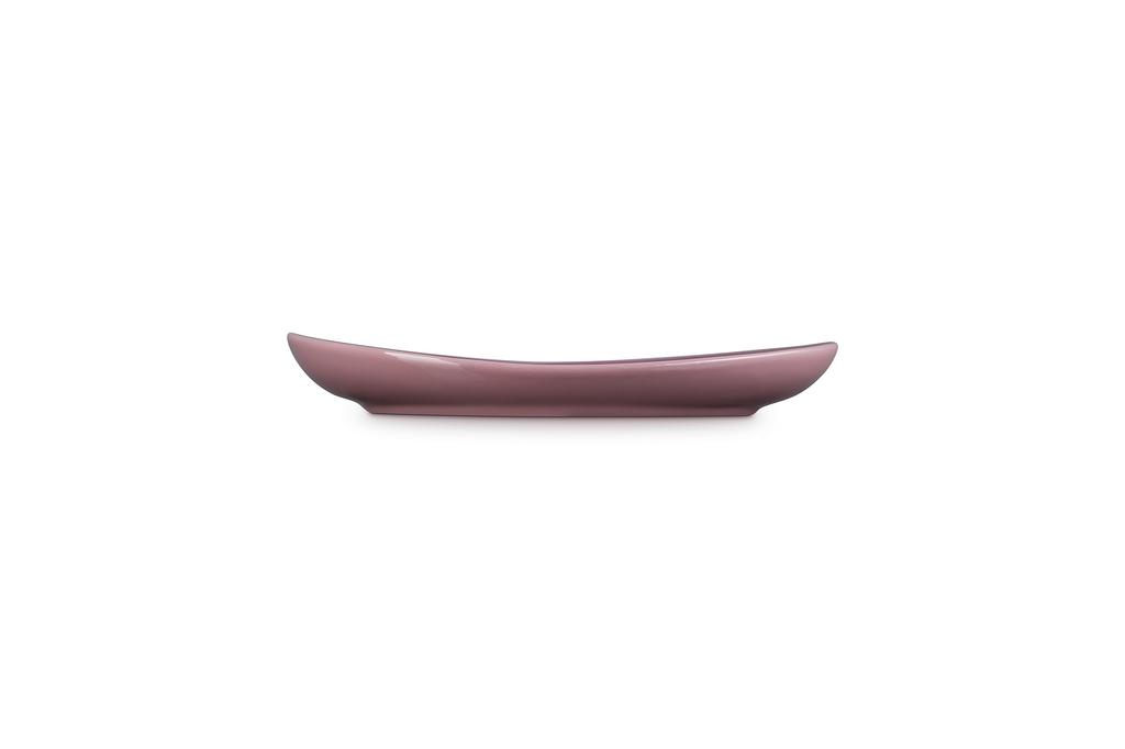 Le Creuset Flora Plate, 24 cm, Mauve Pink, Heat and Cold Resistant, Microwave and Oven Safe, Oven Dish, Bakeware [Official Japanese Product]