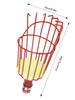 Fruit Picker Head Metal Deep Basket Without Pole Fruit Collector Harvest Picking Apple Citrus Pear Farm Garden Catcher Device