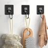 Acrylic Towel Coat Hooks Wall Mounted Key Bag Hooks Fashion Wall Hook