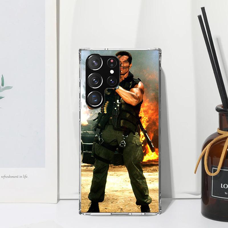Arnold Schwarzenegger Terminator Phone Case For Samsung Galaxy Note 20 Ultra 10 Pro 9 8 S10 Lite S9 Plus S8+ S7 M21 M32 Edge Art