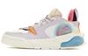 Enlightenment Non Slip Lightweight Low Top Skateboard Shoes Women's Light Gray Purple AGCR232-1