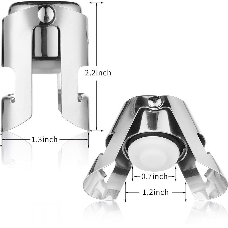 Przenośne Stalowe Zatrzaski Korek do Szampana i Wina Musującego Uszczelniacz Bar Korek do Wina Alkohol Spirytus Przepływ Korek do Butelki Wina Czerwonego