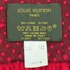 Great LOUIS VUITTON Scarf Escalp Logo Mania Monogram fringe wool Women M72432 Used