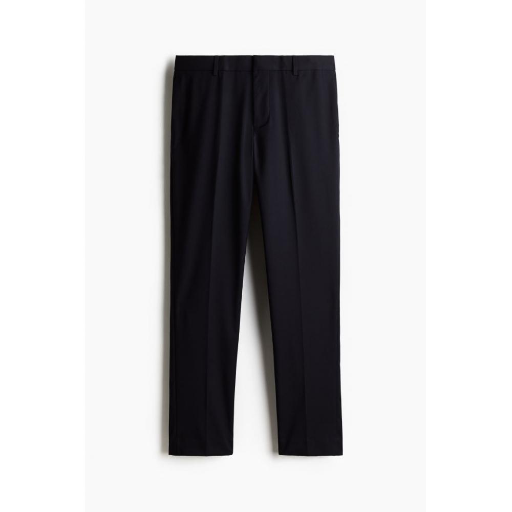 H M Suit Pants sliM Fit Navy Blue