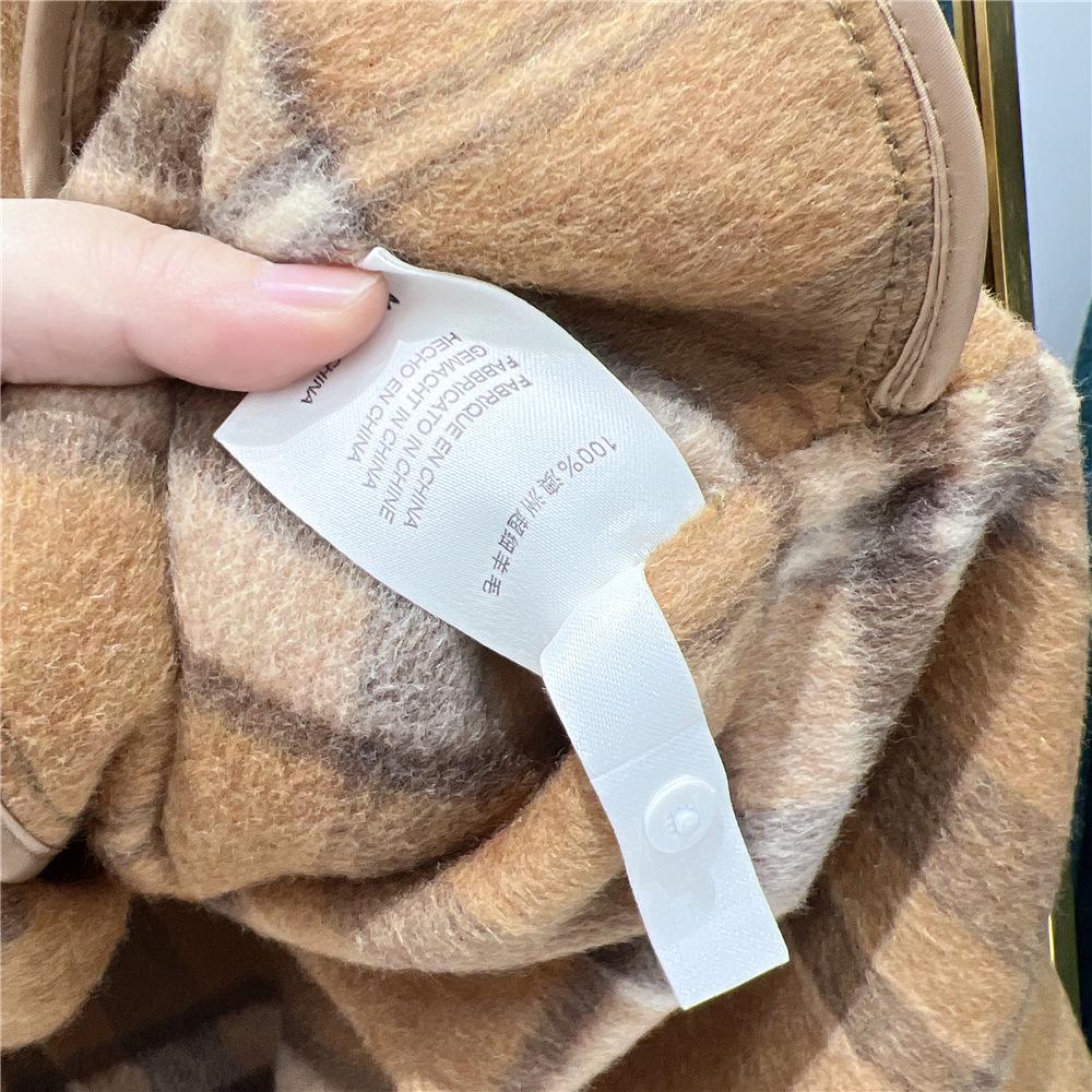 Scarlet Women's Double-Sided Cashmere Coat - 2024 Winter Mid-Length Belted Slimming Design