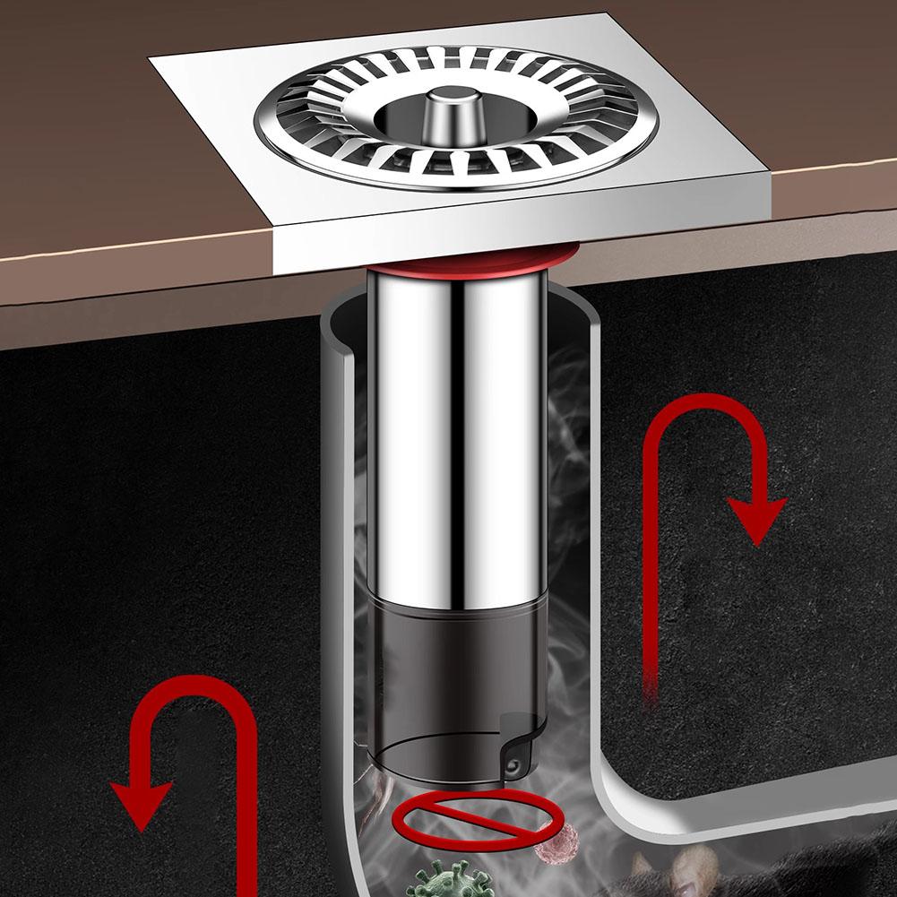 Effective Hair Blockage Solution Hotel Silicone Floor Drain 15cm Circular Shower Drain Effective Hair Blockage