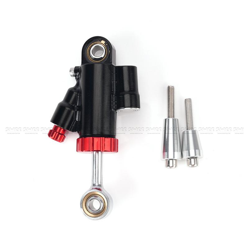 Motorrad-Modifikationszubehör Offroad-Fahrzeugpedal Motorrad-Rückprall-Mini-Dämpfer 130mm Lenkungsstabilisator