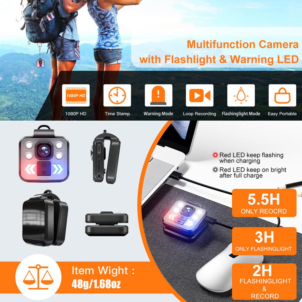 Mini Camera Camcorder Body Worn Dash Cam Moto DVR Small Bike Motorcycle Camera Sports DV Car DVR