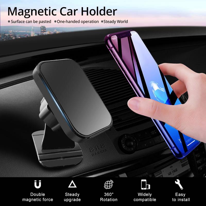 Universal Magnetic Car Phone Holder Mount Stand for iPhone Samsung Air Vent GPS Support Car Holder