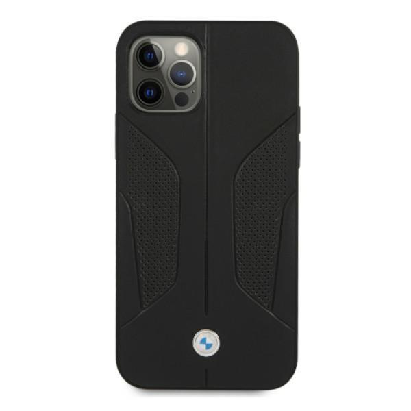 Etui Bmw Bmhcp12Lrscsk Iphone 12 Pro Max6,7 Czarny/Black Hardcase Leather Perforate Sides