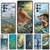 Fish Fishing Phone Case For Samsung Galaxy S24 S25 S23 S22 Ultra Note 10 20 Plus S20 S21 FE Cover