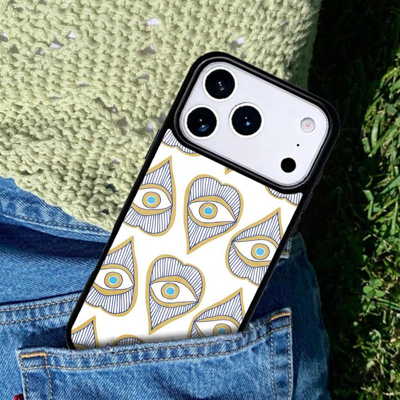 EVIL EYE Collage Phone Case Cover Compatible with for IPhone 17air 16e 15 14 13 12 11Pro Max 17 Air