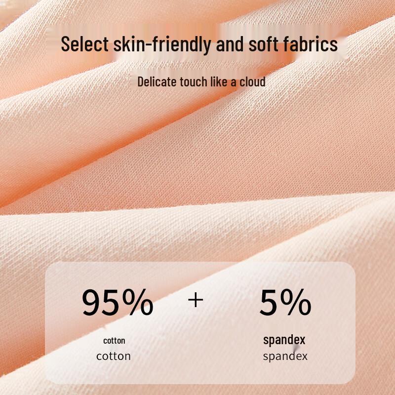 Audiff Women's Cotton Lace Antibacterial Briefs 4-Pack