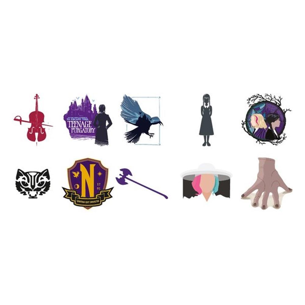 Wednesday Nevermore Sticker Sheet Set